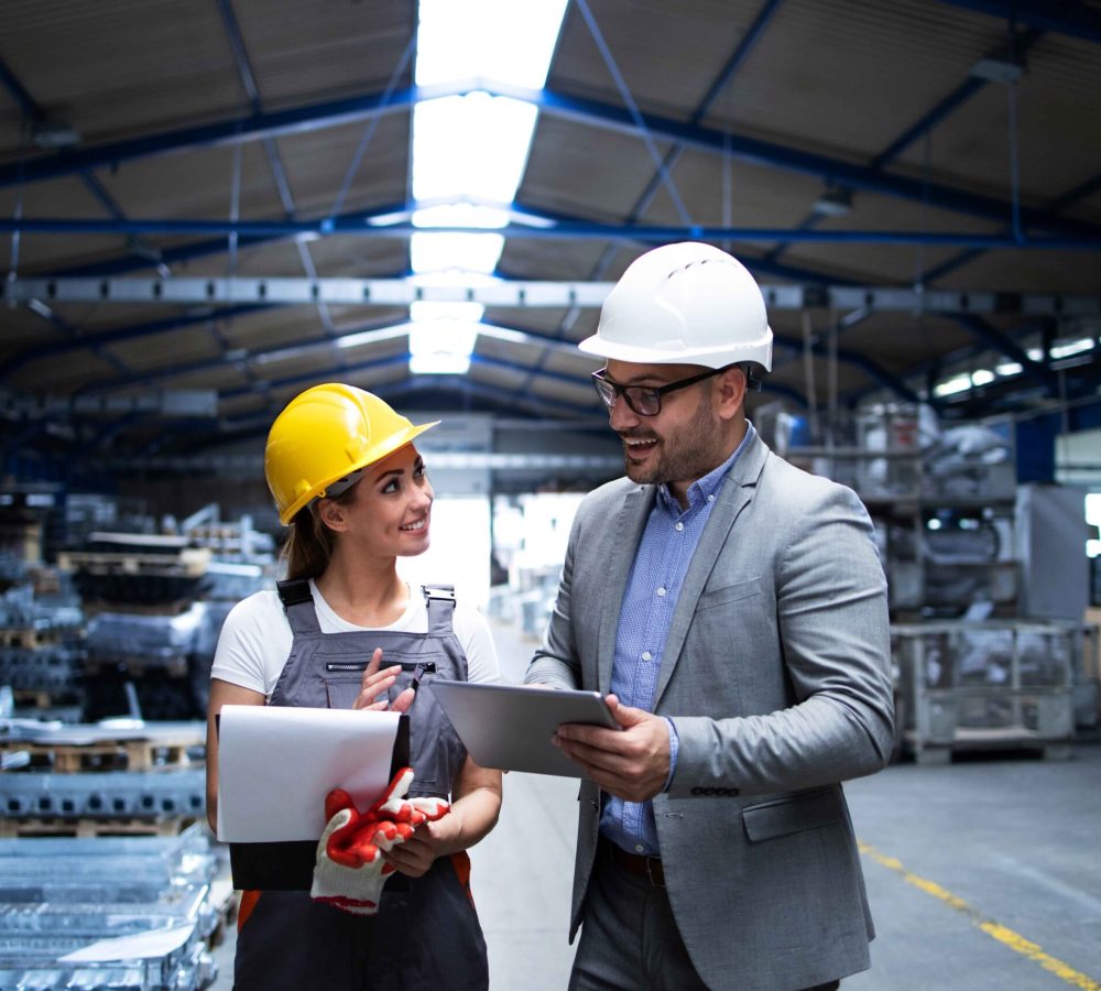 manager-supervisor-worker-discussing-about-production-results-new-strategy-factory-industrial-hall